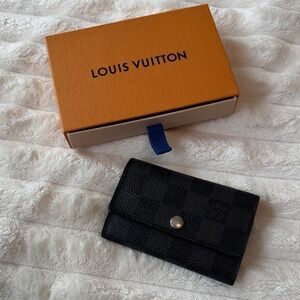 Louis Vuitton Black Checkered Wallet